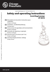 Chicago Pneumatic CP 0010 Instrucciones De Seguridad Y De Funcionamiento