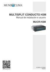 mundoclima MUCR-H3M Manual De Instalación E Usuario