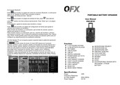 Qfx PBX-BF25 Manual Del Usuario