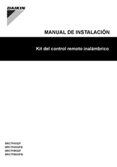 Daikin BRC7FA532F Manual De Instalación