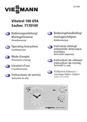 Viessmann Vitotrol 100 UTA Instrucciones De Servicio