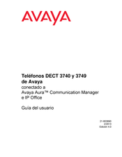 Avaya Aura DECT 3749 Guia Del Usuario