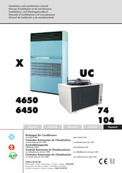 Airwell UC 74 Manual De Instalación Y De Mantenimiento