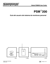 Shure PSM 200 Guia Del Usuario