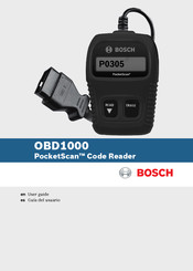 Bosch PocketScan OBD1000 Guia Del Usuario