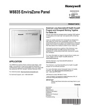 Honeywell Panel EnviraZone W8835 Manual Del Usuario