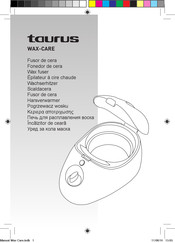 Taurus WAX-CARE Manual Del Usuario