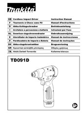 Makita TD091D Manual De Instrucciones