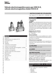 Krom Schroder VAS 6 Instrucciones De Utilizacion