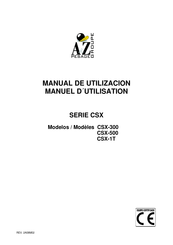 Gram Precision CSX-300 Manual De Utilización