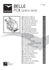 Altrad BELLE PCX 12/36 Manual Del Operador