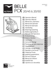 Altrad BELLE PCX 20/50 Manual Del Operador