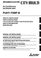 Mitsubishi Electric City Multi PUHY-YSMF-B Serie Manual De Instalación