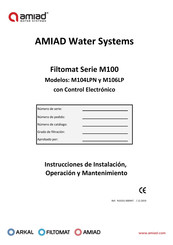 amiad Filtomat M100 Serie Instrucciones De Instalación, Operación Y Mantenimiento