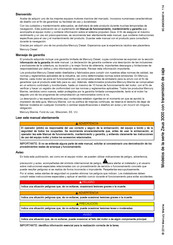 Mercury Marine Zeus 3000 Serie Manual Del Usuario