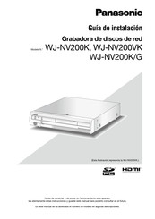 Panasonic WJ-NV200K Guia De Instalacion