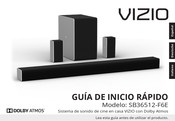 Vizio SB36512-F6E Guia De Inicio Rapido