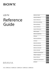 Sony Bravia KDL-24W60 A Serie Guía De Referencia