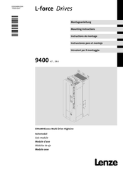 Lenze L-force E94 M E0474 Serie Instrucciones Para El Montaje