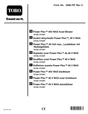 Toro Power Plex 51134T Manual De Instrucciones