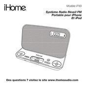 iHome iP49 Manual Del Usuario