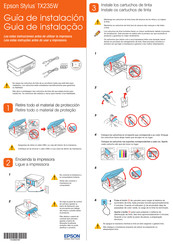 Epson Stylus TX235W Guia De Instalacion