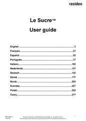 resideo Le Sucre Manual Del Usuario