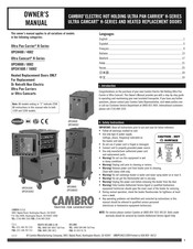 Cambro Ultra Camcart UPCH1600 Manual De Instrucciones