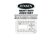 Jensen JHD916BT Manual De Instalación Y Operación