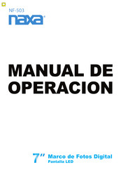 Naxa NF-503 Manual De Operación