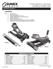 Sunex Tools 6602ASJ Manual De Instrucciones