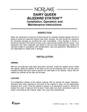 Norlake DAIRY QUEEN BLIZZARD STATION ZR112 Instrucciones De Instalación, Operación Y Mantenimiento