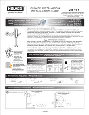 Helvex 285-19-1 Guia De Instalacion