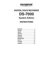 Olympus DS-7000 Manual De Instrucciones