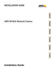 Axis M1054 Guia De Instalacion