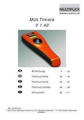 Multiplex MULTImate V 1.42 Manual De Instrucciones