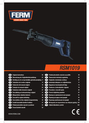 Ferm RSM1019 Traducción Del Manual Original