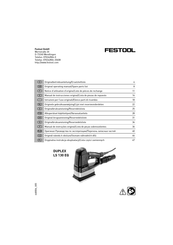 Festool DUPLEX LS 130 EQ Manual De Instrucciones