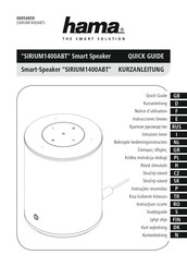 Hama SIRIUM1400ABT Instrucciones Breves