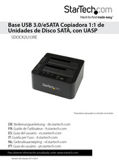 StarTech.com SDOCK2U33RE Guia Del Usuario