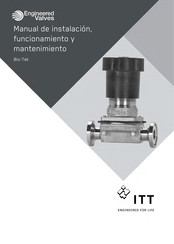 ITT Engineered Valves Bio-Tek Manual De Instalación, Funcionamiento Y Mantenimiento