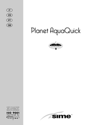 Sime Planet AquaQuick Serie Manual Del Usuario