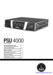 AKG PSU 4000 Manual Del Usuario