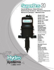 Dover Hydro Systems SuperDos 20 Manual De Operación