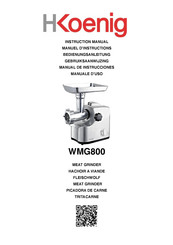 Hkoenig WMG800 Manual De Instrucciones