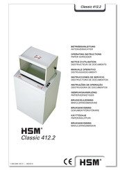 HSM 412.2 Instrucciones De Servicio