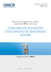 OMCR B01.11 Manual De Uso Y Mantenimiento