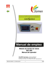 SAMES KREMLIN REV 800 Manual Del Operador