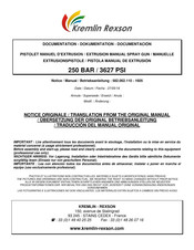 Kremlin Rexson 151.110.200 Instrucciones De Seguridad Y De Instalación