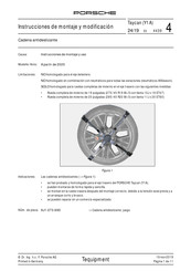 Porsche 9J1.073.690 Instrucciones De Montaje Y Montenimiento